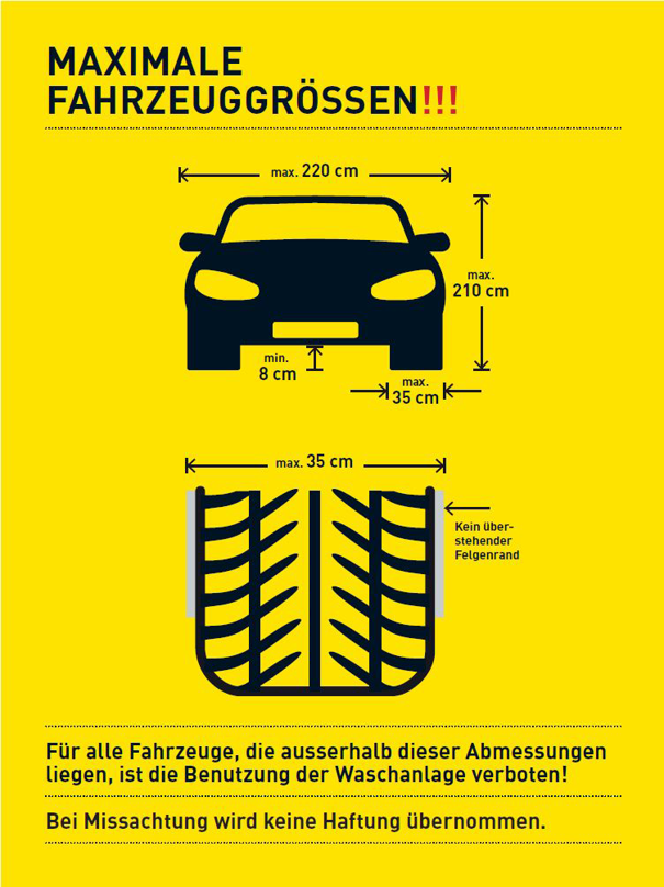 Hinweisbild Reifen und Felgen